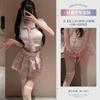 Lencería Sexy Wish Estilo Rojo de Internet Sexy No-off Cuadros Japoneses Estudiante Jk Uniforme Falda Plisada Traje 1003