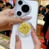 Pegatina de Teléfono de Oro Puro 999 Estilo Tiktok, Éxito Instantáneo Pastel de Cumpleaños Gato de la Suerte Pegatina de Pan de Oro Regalo