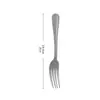 Cuchillo, Tenedor, Cuchara de Acero Inoxidable con Patrón de Puntos, Cuchillo para Bistec Simple de Restaurante, Tenedor, Cuchara para Sopa, Tenedor y Cuchara para Postre, Juego de Cubiertos Occidentales para Hotel