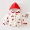 Ropa de Invierno para Bebés, Chaqueta con Capucha Engrosada de 160g para Bebés, Ropa Exterior para Recién Nacidos, Tops Cálidos, Ropa Infantil Anyang