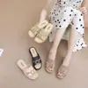 Muy Elegantes~ Zapatos de Madre de Suela Gruesa de Verano, Pantuflas de Exterior para Mujer, Antideslizantes, Suela Suave, Transpirables, Cómodos para Personas Mayores