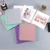 Amazon Areia Clara Papel Especial Autoadesivo Álbum de Fotos Cores Morandi Fosco DIY Tipo de Adsorção Porta-Cartão de Página Interna Atacado