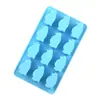 Forma de Gelo Fofa Qq Pinguim Forma de Gelo Molde de Silicone Forma de Gelo de Silicone Puro Grau Alimentício DIY