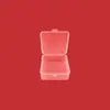 Caixa de embalagem quadrada 4,5x10,5 cm para nail art, joias, itens diversos, componentes, papelaria DIY, caixa de armazenamento transparente