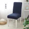 Funda Elástica Engrosada para Silla Cubierta Universal para Silla de Todas las Estaciones Tipo Doméstico Hotel Boda Restaurante Funda de Silla de Felpa Completamente Envuelta