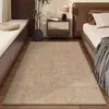 Tapete longo para quarto, tapete de cabeceira retrô de luxo leve, tapete de chão espesso para quarto, tapete de cabeceira novo estilo, lavável e não precisa lavar para em frente à cama