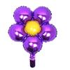 Globo de Película de Aluminio de 18 pulgadas Flor de Cinco Pétalos Girasol Globo de Papel de Aluminio para Cumpleaños de Niños Arreglo de Decoración de Escena de Fiesta