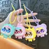 Chaveiro Squishy de Menina Fofa com Olhos Saltados Transfronteiriço Divertido Pingente de Bolsa para Aliviar o Estresse Brinquedo para Estudantes Presente de Máquina de Garra