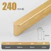 Armario de Aleación de Aluminio Negro Nuevo Manija Extra Larga Cajón Puerta de Armario Gabinete Arco Dorado Moderno Manija Simple