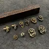 Dongguan Productos de Cobre Roto Correa de Calavera Pequeña de Cobre Puro Hebilla Decorativa Accesorios Creativos Hebilla de Tela de Pájaro Herrajes de Cuero
