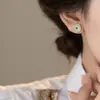 Moda Europea y Americana Geométricos Redondos con Microincrustaciones Ojo del Diablo Pendientes de Diseño Único Personalidad de Nicho Pendientes de Moda para Mujer