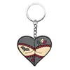 Chaveiro Criativo e Personalizado com Tema de Amor Patch de Borracha Macia PVC DIY Chaveiro de Carro Pingente de Mochila Pequeno Presente