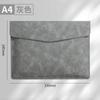 Bolsa de Documentos A4 de Cuero Información Empresarial Negocios Oficina Bolsa de Almacenamiento Cuero Portátil Impermeable Maletín Bolsa para Archivos
