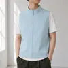 Chaleco de Algodón Multibolsillos de Talla Grande para Jóvenes Hombres de Primavera y Otoño para Fotografía, Pesca, Viajes y Actividades al Aire Libre