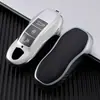 Adecuado para funda de llave de nuevo Porsche Macan modificada 718 Cayenne Palamela 911 carcasa de llave de coche