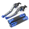 Adecuado para Kawasaki Z1000/R Ninja1000Sx Palanca de Freno y Embrague Plegable Modificada Manija de Freno de Mano Funda de Goma