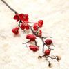 Simulación de flor de ciruelo, dulce de invierno chino, decoración del hogar, arreglo floral, rama de ciruelo pastoral, accesorios suaves, flores falsas, fábrica al por mayor