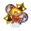 Nuevo Globo de Película de Aluminio de Dibujos Animados Dragon Ball Rey Mono para Niños de 18 pulgadas Alienígena Suministros de Decoración de Fondo para Fiesta de Cumpleaños