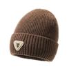 Gorro de lana para mujer estilo coreano ins moderno combinable callejero gorro de punto otoño e invierno forro polar cálido orejeras gorro para el frío