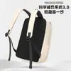 Mochila Transfronteiriça Cor Sólida Novo Estilo, Bolsa Casual Simples para Computador, Mochila de Grande Capacidade com Logo Impresso