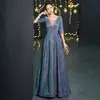Vestido largo de lentejuelas con bajo amplio para mujer, adelgazante y elegante, versátil y delicado, con un aire estiloso y sofisticado, vestido de verano