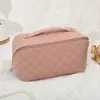 Nueva Bolsa de Cosméticos de Alta Gama de Gran Capacidad para Mujer, Bolso de Mano Portátil, Bolsa para Guardar Pinceles de Maquillaje, Bolsa de Aseo de Viaje al por Mayor