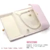 Caja de Regalo de Tres Piezas Doradas para Boda Caja para Collar de Perlas de Doble Apertura Caja de Regalo para el Día de la Madre Collar con Anillo de Perlas Pendientes