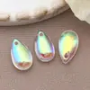 Colgante de Vidrio Mediano con Agujeros para Horquillas Hechas a Mano DIY, Accesorios para el Cabello de Estilo Antiguo y Componentes de Joyería