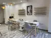 Mesa de Manicura de Madera Maciza Japonesa Mesa y Silla de Manicura Económicas Juego Individual Doble Estación de Manicura Moderna Simple
