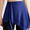 Falda de Malla para Cubrir en Yoga para Mujer, Anti-Exposición, Falda Corta Deportiva de Primavera y Verano para Fitness, Cubre-Cola de Una Pieza, Delantal para Correr