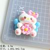 Flor de cerezo Ángel Gato accesorios de resina pegamento en crema horquilla creativa diy pegatina de refrigerador hebilla de zapato colgante material de almacenamiento