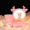 Creativo y Lindo Soporte para Bolígrafos de Huevo de Tiburón Mascota y Almacenamiento de Otros Artículos de Papelería, Luz Nocturna para Dormitorio de Bebé, Adornos de Escritorio al Por Mayor