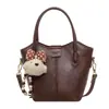 2026 Nova Moda Estilo Coreano Bolsa de Mão Balde Cesta de Legumes Bolsa Design Feminino Simples para o Dia a Dia Ombro Único Transversal