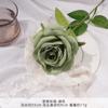 Ramo Falso de Rosas de Champán Simuladas, Adornos de Arreglo de Flores Artificiales de Seda y Plástico, Arreglo de Boda, Decoración para Sala de Estar