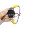 Para 20mm22mm Samsung watch4/5/5pro/6 banda de reloj de moda con cordón a juego de colores de cuerda de paracaídas con nudo retorcido