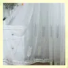 Cortinas Sem Furos Velcro Autoadesivo Janela de Canto Prontas Voil Cortinas Voil Brancas para Porta Atacado Quarto Casa Atacado Transfronteiriço