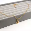 Versão Coreana Acessórios de Design de Nicho Colar com 26 Letras em Inglês para Mulheres Pingente de Aço Inoxidável Colar de Clavícula de Aço Titânio Venda por Atacado