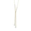 Collar de acero de titanio con colgante de perla europea y americana para mujer, ligero, de lujo, de alta calidad, chapado en oro K, cadena de clavícula con borlas, venta al por mayor