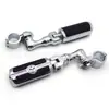 Pedais de Motocicleta Novos Transfronteiriços Pedais de Liga de Alumínio Apoio para os Pés Pedais de Metal Para-choque 32mm