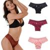 Comércio Exterior Biquini Renda Thong Tentação Feminina Sexy Meninas Underwear Hollow Lace Women's Briefs 6406