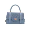 Bolso pequeño cuadrado elegante para mujer de otoño e invierno, bolso de mano casual de moda, bolso cruzado de diseño de nicho texturizado 2026