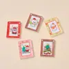 Marco de Fotos Navideño Dibujo Animado Hecho a Mano DIY Joyería Casera Accesorios Pegamento de Crema Resina Accesorios Pequeños Material para Pasadores