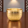 Venta Caliente Latón Tarro de Cien Bendiciones Tarro de Arroz Cuenca del Tesoro Adorno de Posición de Riqueza de Escritorio Tarro de Agua Artesanía de Cobre Creativa Fábrica En Stock