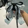 Nuevo Pasador de Pelo con Lazo de Encaje Azul y Mezclilla Pinza para Cola de Caballo Accesorio para el Cabello para Niñas Pasador Dulce Estilo Coreano Accesorios para el Cabello al por Mayor