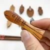 Fornecido Diretamente pelo Fabricante, Descansos de Hashi de Madeira Maciça em Formato de Folhas e Peixes, Projetados Especificamente para Hotéis e Restaurantes, Porta-Hashi Estilo Japonês, Yuanhao