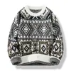 Generación transfronteriza 2336-53-suéter de cuello redondo nuevo para otoño e invierno suéter casual juvenil