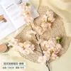 Galhos Artificiais de Flor de Cerejeira com 4 Galhos Longos, Flores Artificiais para Decoração, Flores Artificiais para Decoração de Casamento, Guia de Arco, Flores Artificiais de Flor de Cerejeira