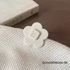 Presilha de Cabelo de Acetato Estilo Coreano com Laço Floral Feito à Mão, Presilha Lateral para Franja, Presilha Bico de Pato de Alta Qualidade, Acessório de Cabelo Versátil