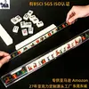 Empujador de acrílico para mahjong personalizado transfronterizo más vendido en Amazon, empujador de cartas grueso 2 en 1 con temática navideña