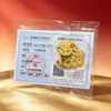 Adesivo para Celular Ouro Puro 999 Princesa Fique Rica Rápido Folha de Ouro Adesivo para Geladeira Ano do Carneiro Tenha Dinheiro para Gastar Cartão de Ouro Presente